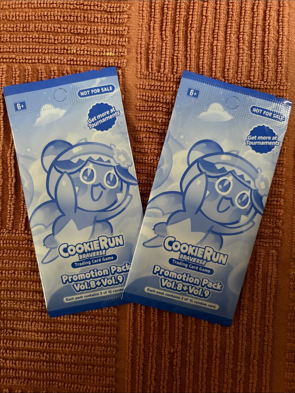 Cookie Run Braverse Blue Promotional Pack Vol 8 & 9 2 packs
